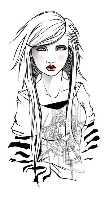 Free Woman Girl illustration and picture
