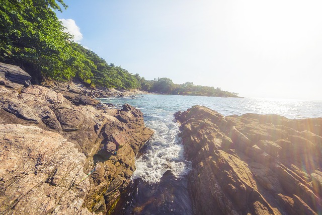 Free Coast Blue Sea photo and picture