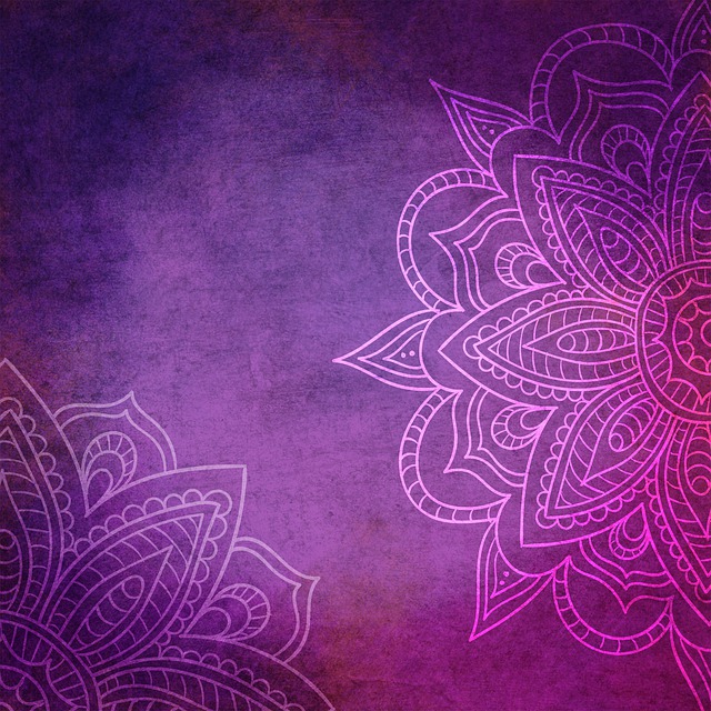 Free mandala background purple mandala illustration