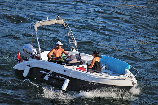 Water, Swim, Boat, Rhine, Motorboat