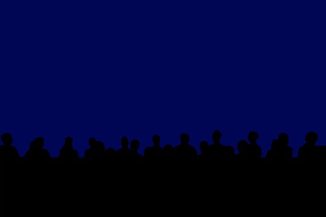 Download free HD stock image of Viewers Listeners Free viewers listeners presentation illustration