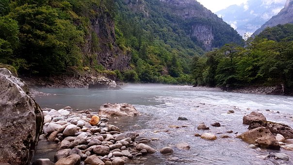 Free Nature Mountain River photo and picture