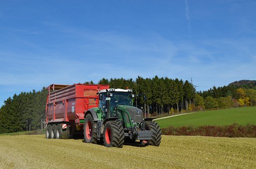 Agricultura, Cortar, Tractor
