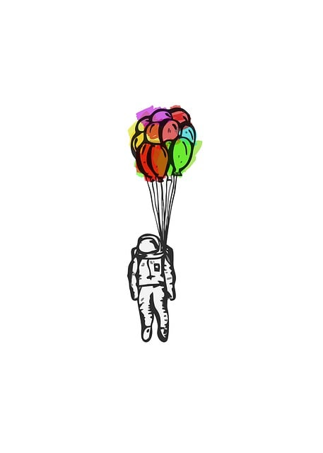 Free Space Astronaut illustration and picture