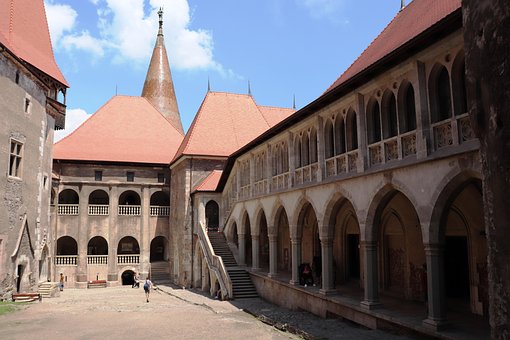 Slottet Corvin, Rumænien, Hunedoara Slot