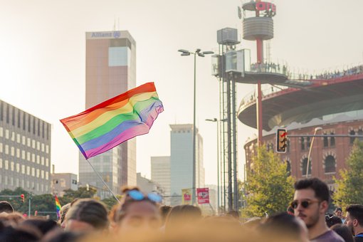 Barcelona, Bandera, Orgullo, Gay, Lgbt