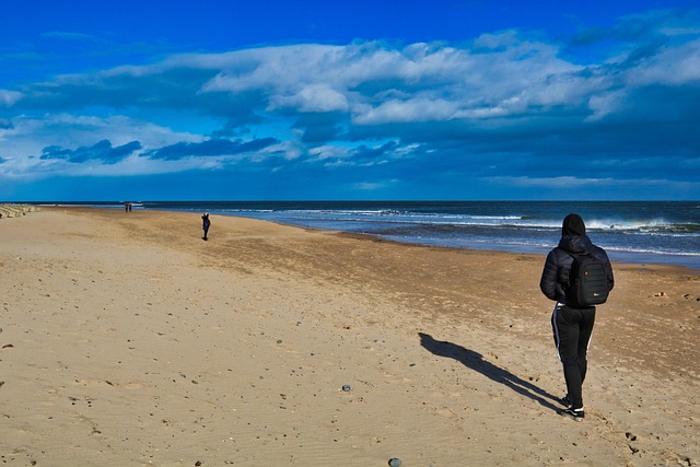 Playa, Hombre, Mar, Oceano, Agua