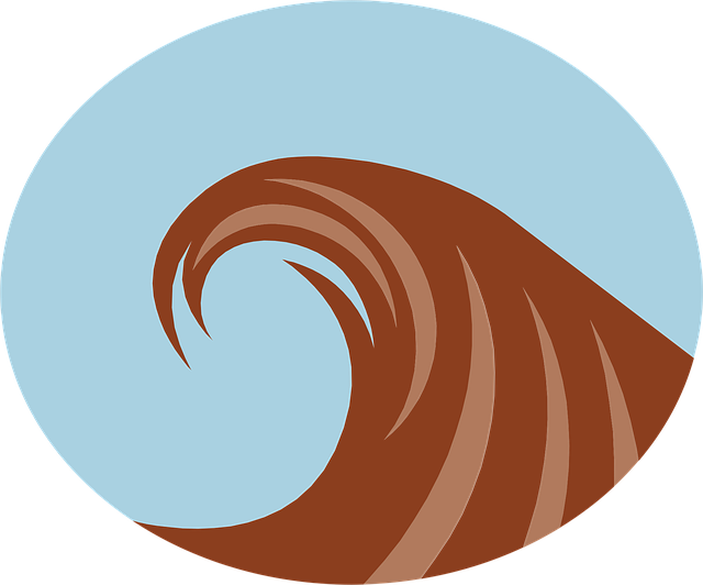 Free Wave Ocean vector and picture