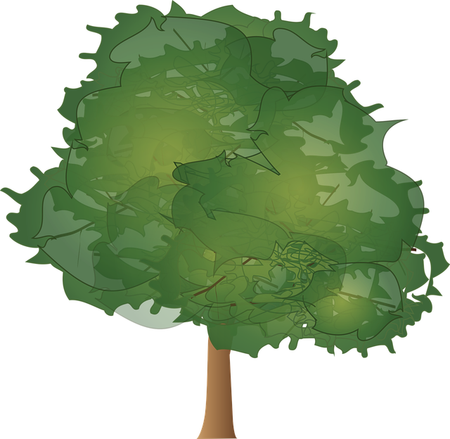 Free tree wood paper illustration