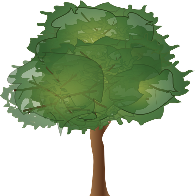 Free tree wood paper illustration