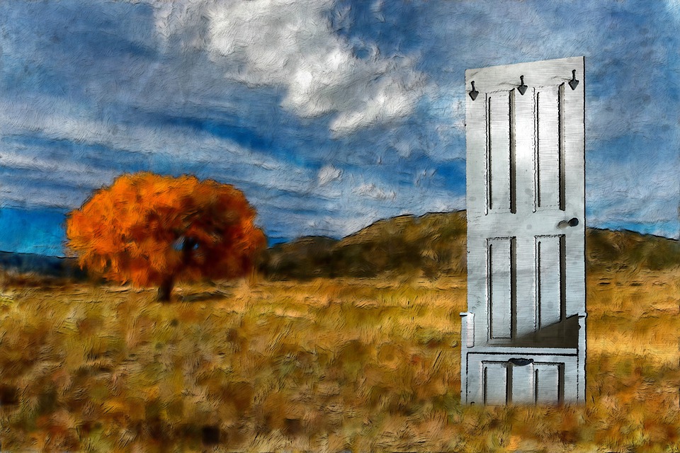 I Remember Autumn Field Door - Free image on Pixabay
