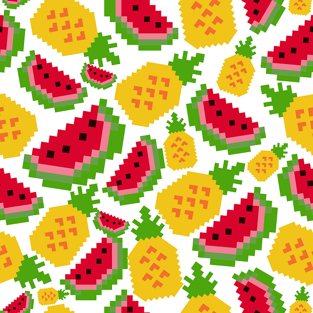 Free watermelon pattern se vector