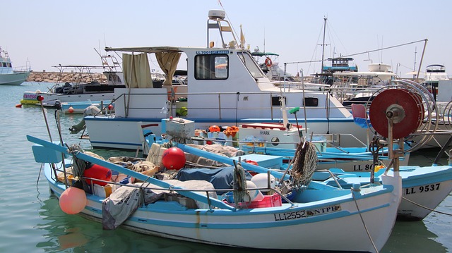 Ayia Napa, Havn, Fiskebåd, Cypern