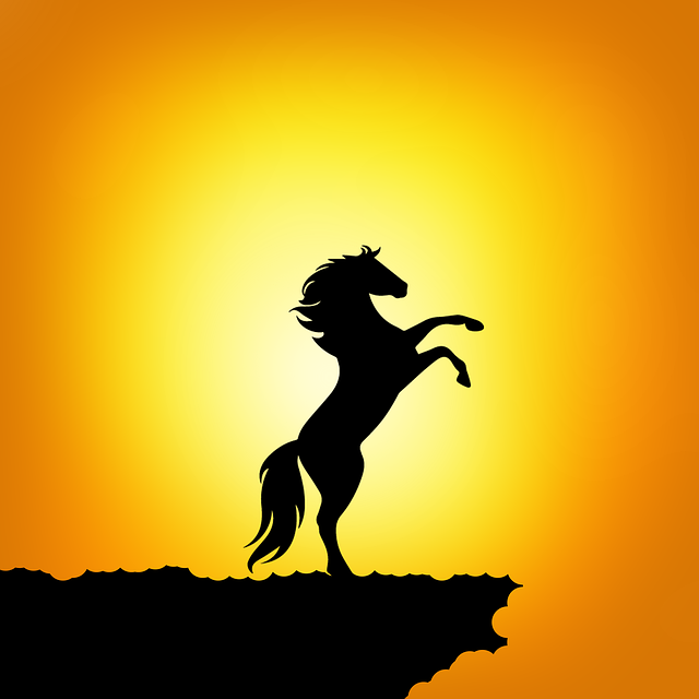 Free horse twilight darling illustration