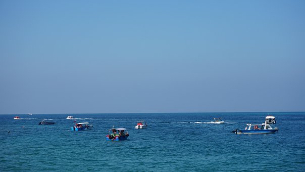 Zee, Oceaan, Boten, Water, Blauw, Lucht