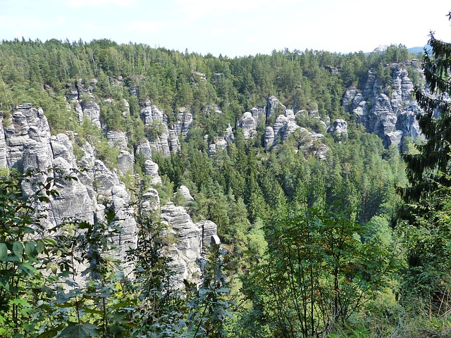 Free Elbe Sandstone Mountains Bastion photo and picture