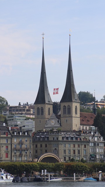 Luzern, Schweiz, Vierwaldstättersøen