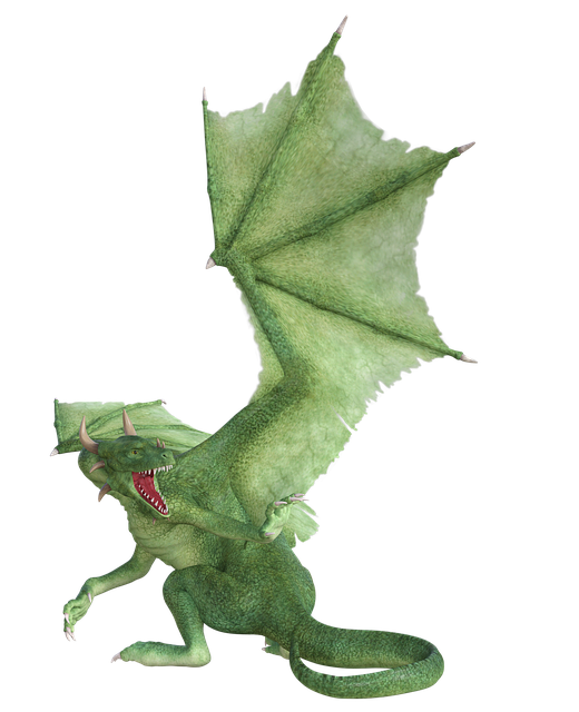 Free Dragon Green illustration and picture