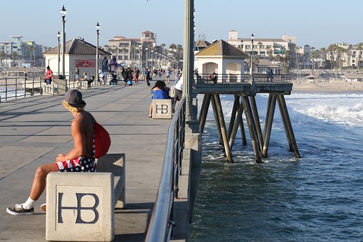 Free Beach Huntington Beach photo and picture