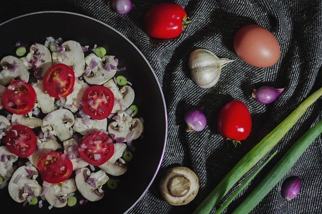 Flatlay, Ingredientes, Ovo, Comida