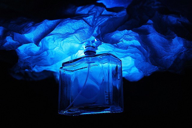 Garrafa, Perfume, Azul, Fragrância
