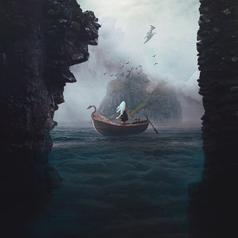 Free Girl Boat photo and picture