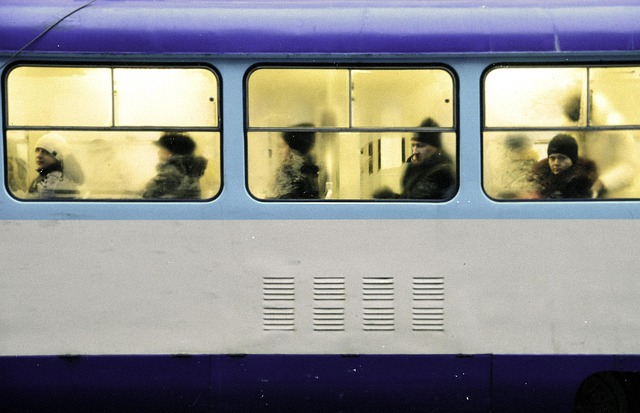 Riga, Lettland, Straßenbahn, Pendeln