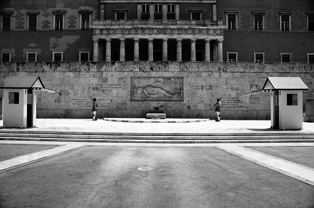 Syntagma, Schwarz Und Weiß, Sommer