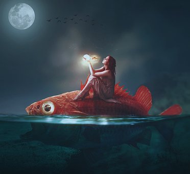 Free Fish Girl photo and picture
