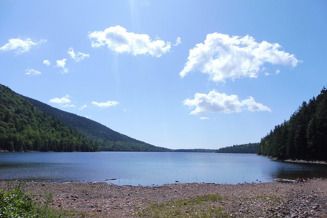 Lac, Apă, Cer Albastru, Natura, Peisaj