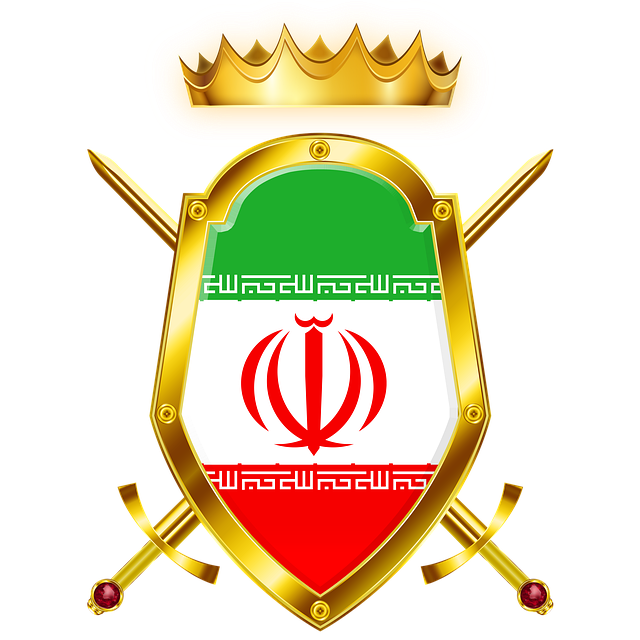 Shield, Sword, Flag, Iran, Tajikistan