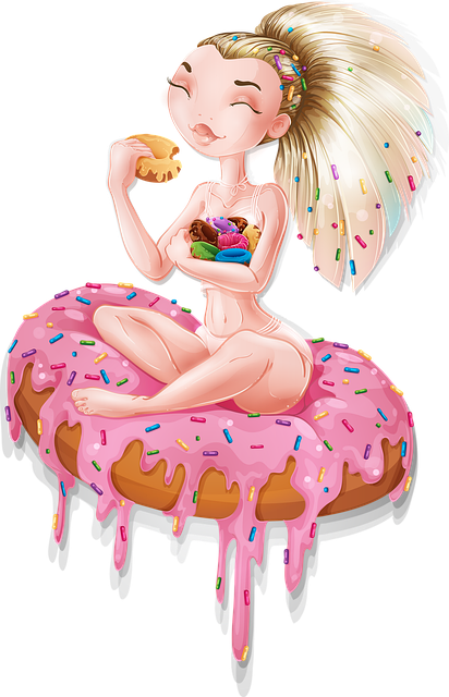 Free Woman Yum illustration and picture
