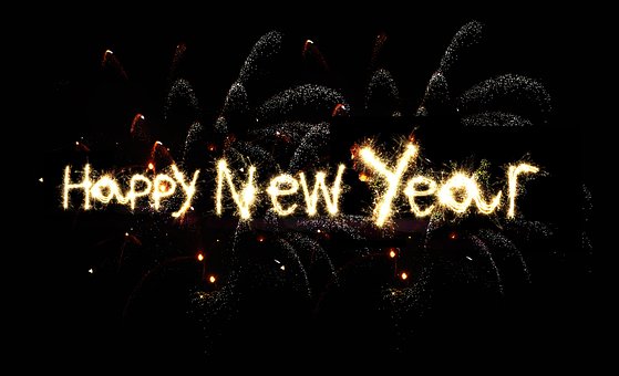 Happy, New, Year, 2020
