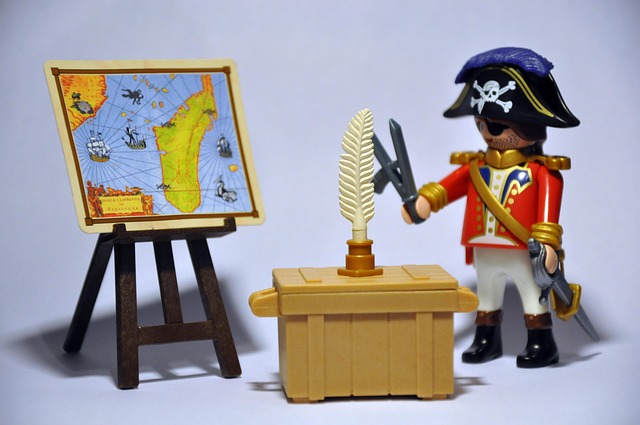 Pirat, Kort, Legetøj, Playmobile