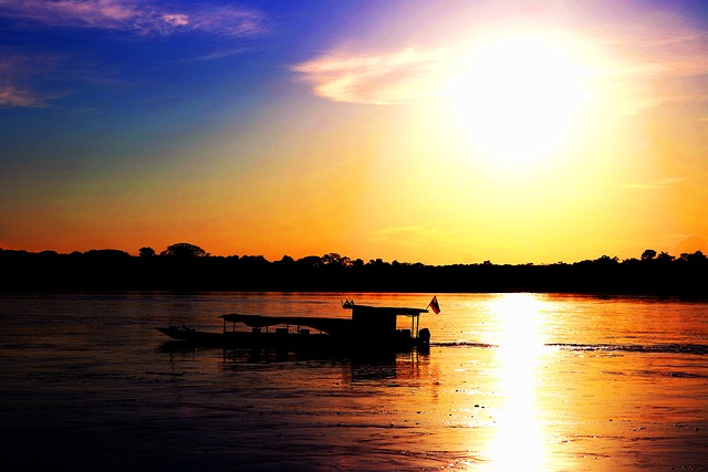 Free Sunsets Rio Putumayo photo and picture