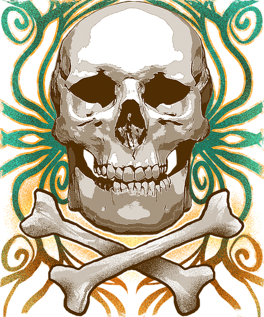 Free Skull Halloween illustration and picture