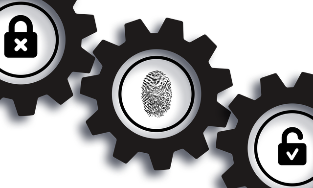 Free security control access illustration
