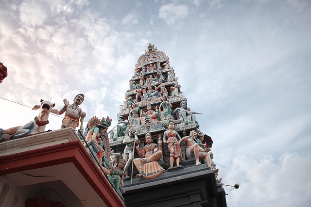 Tempel, Singapur, Architektur, Chinatown