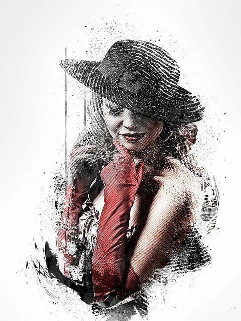 Free burlesque dita von teese marilyn monroe illustration