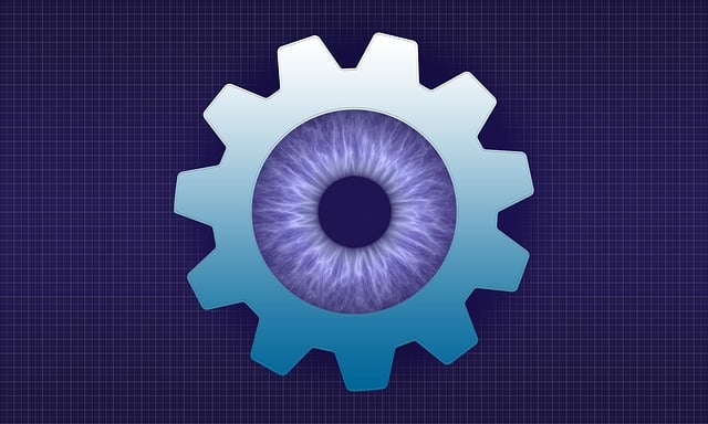 Free biometrics access identification illustration