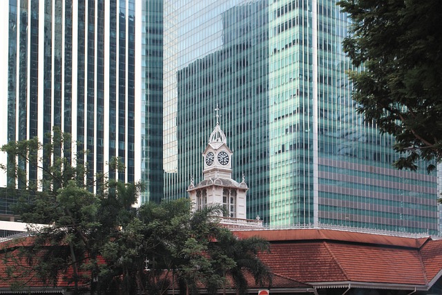 Singapur, Gebäude, Stadt, Horizont