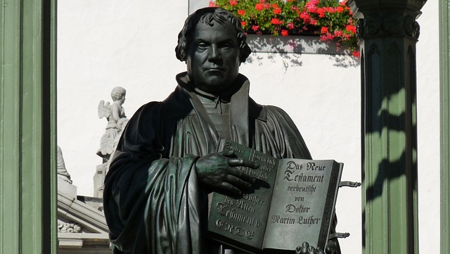Luther, Figur, Reformation, Evangelisk