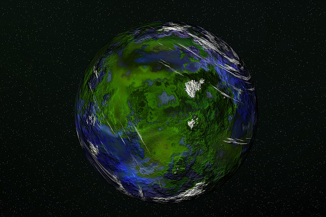Free planet the earth star illustration