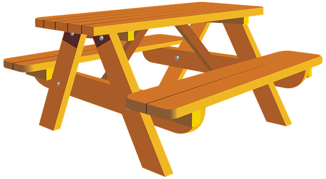 Free furniture outdoor furniture bench illustration
