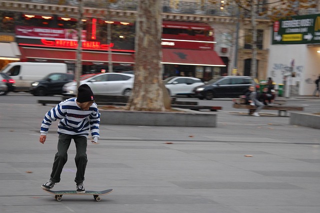 Free Teenager Skateboarder photo and picture