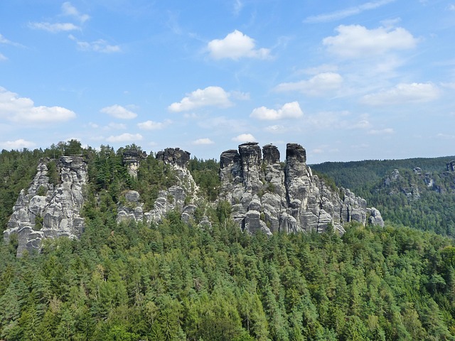 Free Elbe Sandstone Mountains Bastion photo and picture