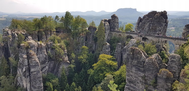 Free Elbe Sandstone Mountains Bastion photo and picture
