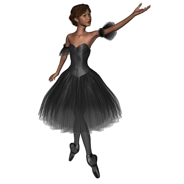 Free Ballerina Black illustration and picture