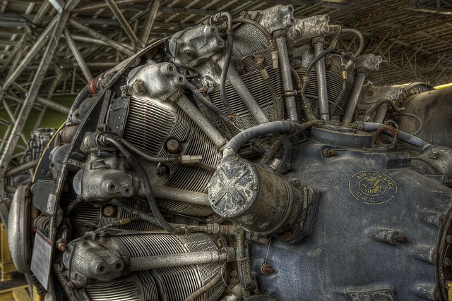 Motor, Avion, Vechi, Aviaţie, Retro