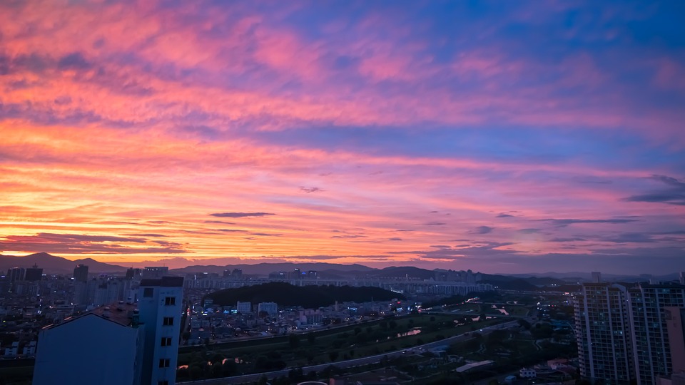 노을 도시 저녁 - Pixabay의 무료 사진 - Pixabay